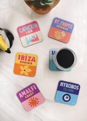 The Mia BRK0130 Festa Bardak Altlığı 6 Lı Set